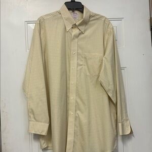 (🙈2 For $20Brooks Brothers Button down shirt 161/2-2/3 traditional fit non-Iron